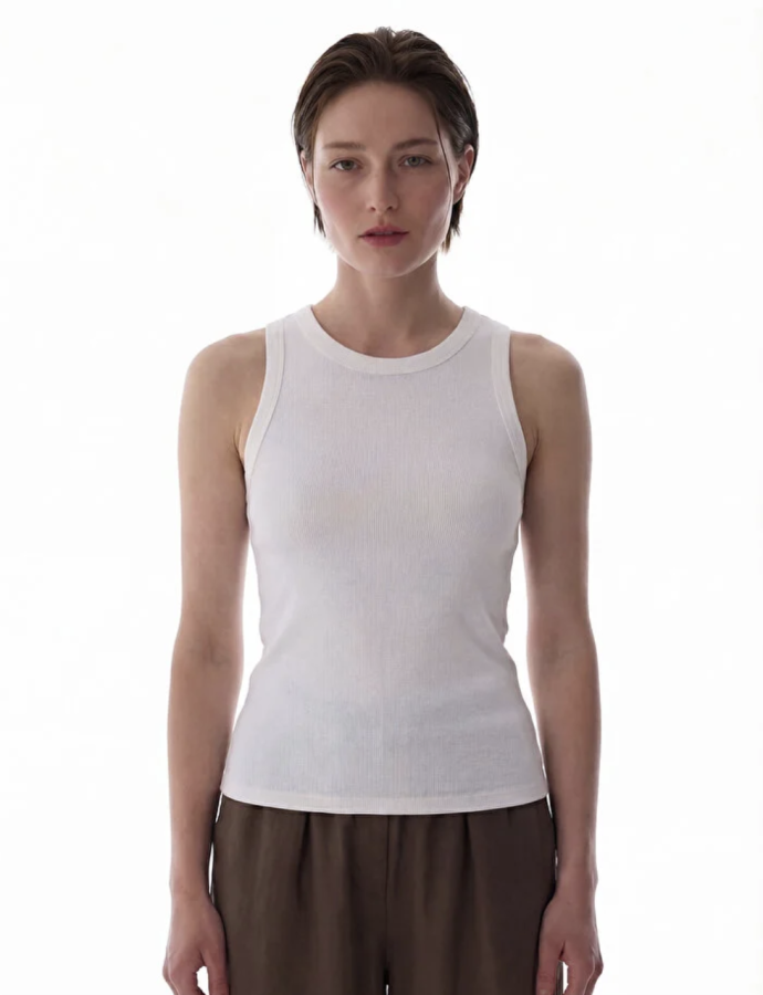 PH8F5FCE26IY Շապիկ անթև  HALTER NECK RIB TANK TOP